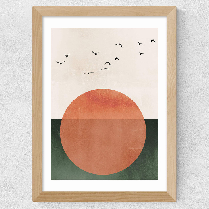 Rising Wide Oak Frame
