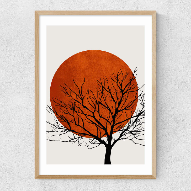 Warm Winter Narrow Oak Frame Warm Winter Narrow Oak Frame