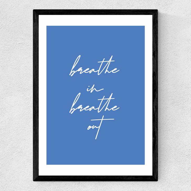 Breathe In by Violet Studio Medium Black Frame Breathe In by Violet Studio Medium Black Frame