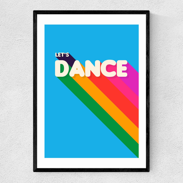 Let's Dance by ShowMeMars Narrow Black Frame Let's Dance by ShowMeMars Narrow Black Frame
