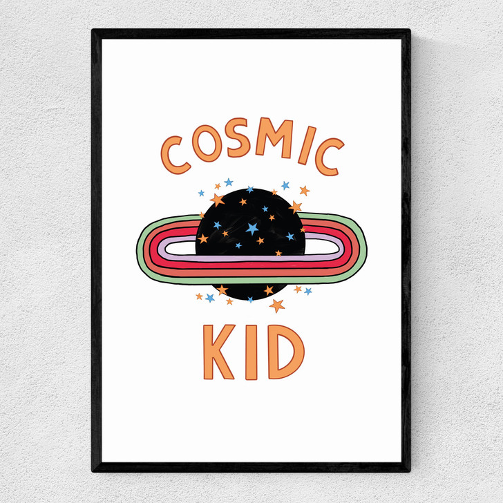 Cosmic Kid Narrow Black Frame