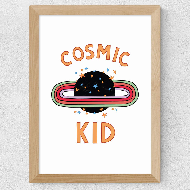 Cosmic Kid Wide Oak Frame
