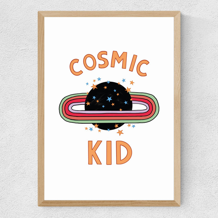 Cosmic Kid Medium Oak Frame