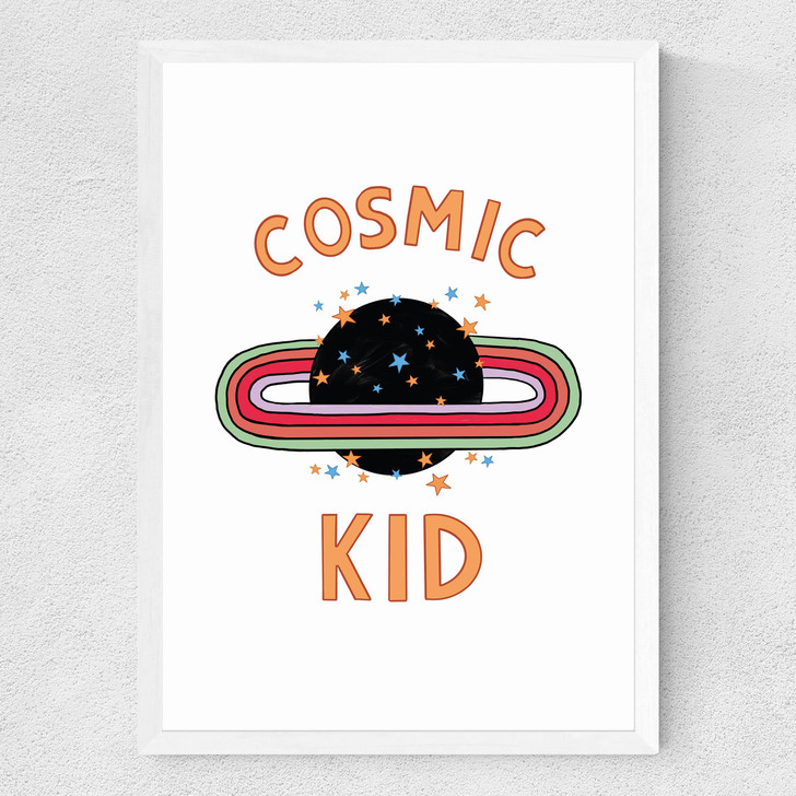 Cosmic Kid Medium White Frame