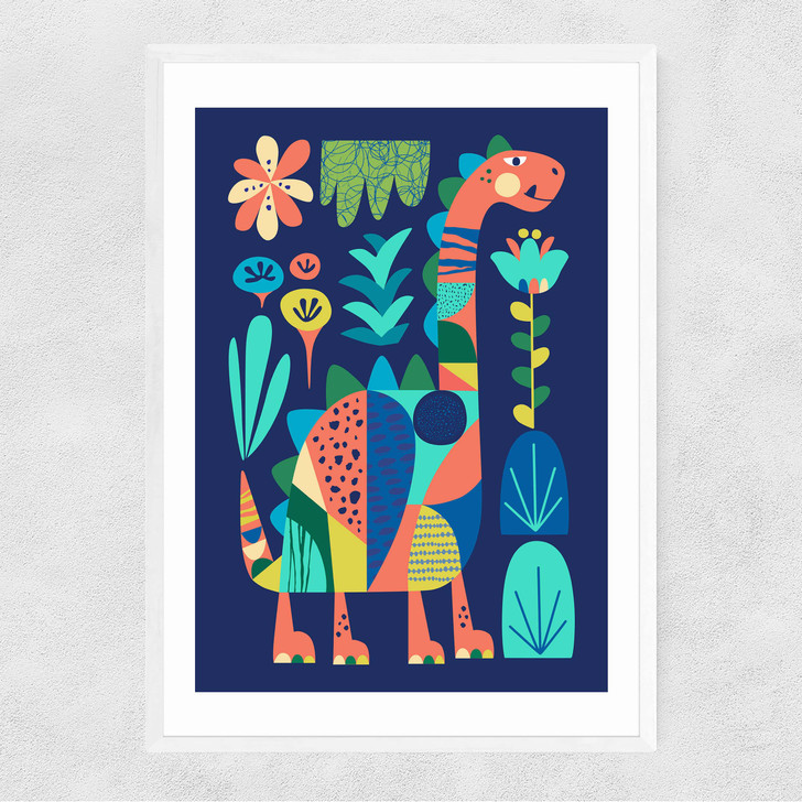 Dino Narrow White Frame Dino Narrow White Frame