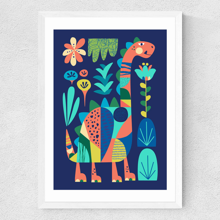 Dino Medium White Frame