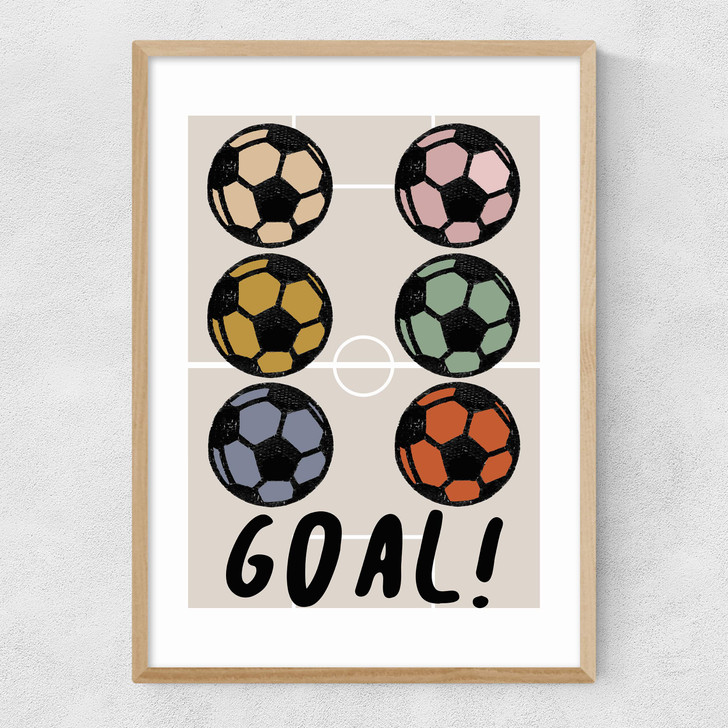 Goal! Narrow Oak Frame