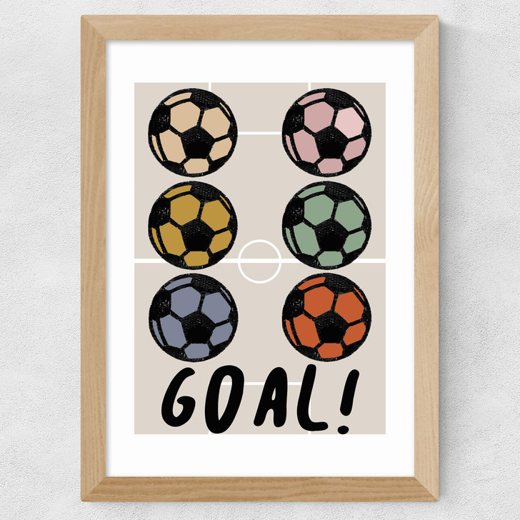 Goal! Wide Oak Frame