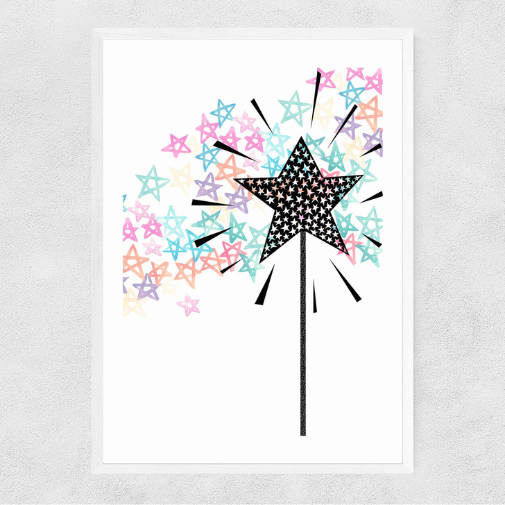 Magic by Wonder and Rah Narrow White Frame Magic by Wonder and Rah Narrow White Frame