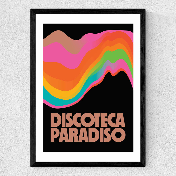 Discoteca Paradiso Medium Black Frame Discoteca Paradiso Medium Black Frame