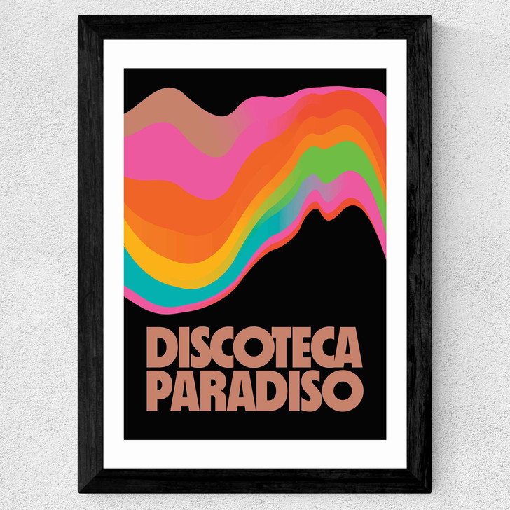 Discoteca Paradiso Wide Black Frame