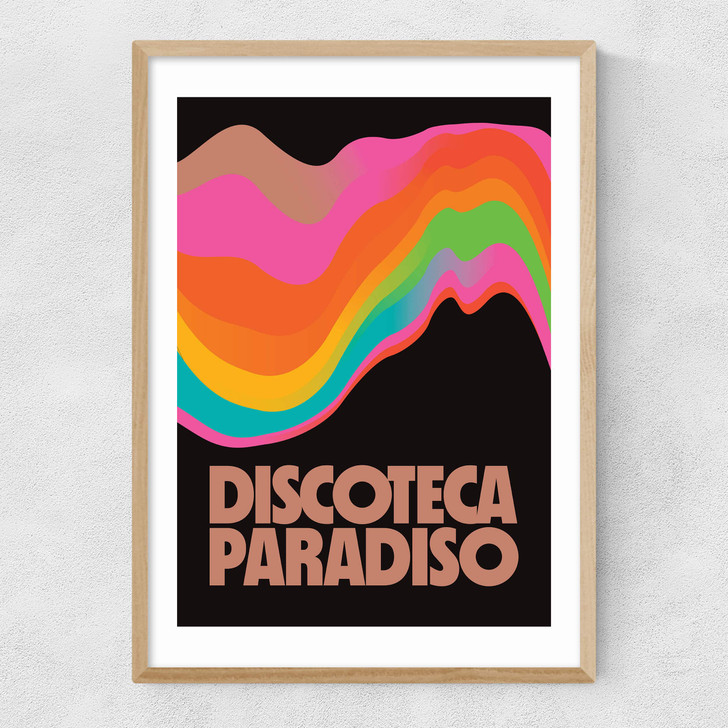 Discoteca Paradiso Narrow Oak Frame