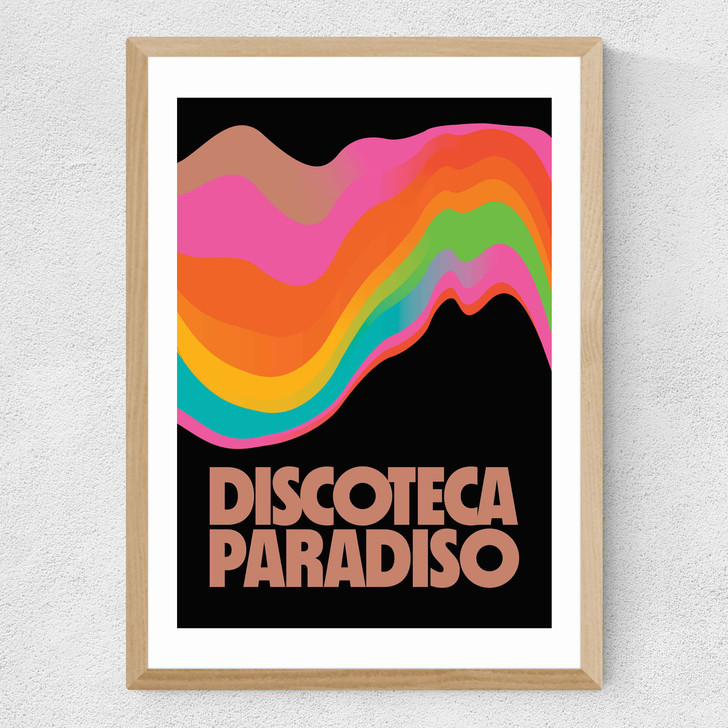 Discoteca Paradiso Medium Oak Frame