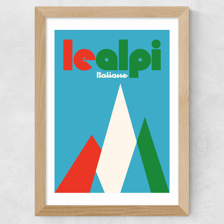Le Alpi Wide Oak Frame