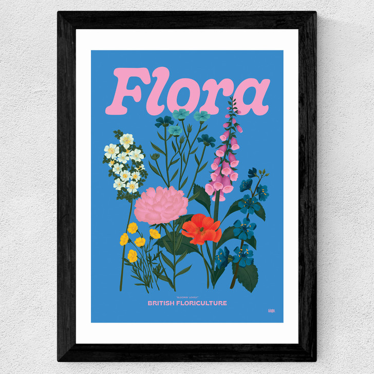 Flora Wide Black Frame Flora Wide Black Frame