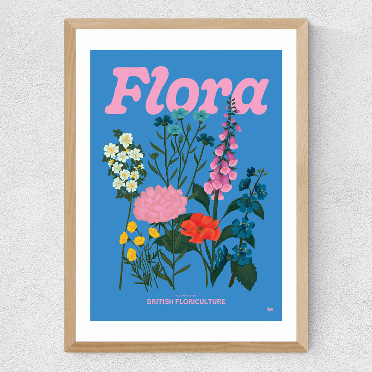 Flora Medium Oak Frame Flora Medium Oak Frame