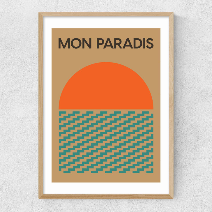 Mon Paradis Narrow Oak Frame Mon Paradis Narrow Oak Frame