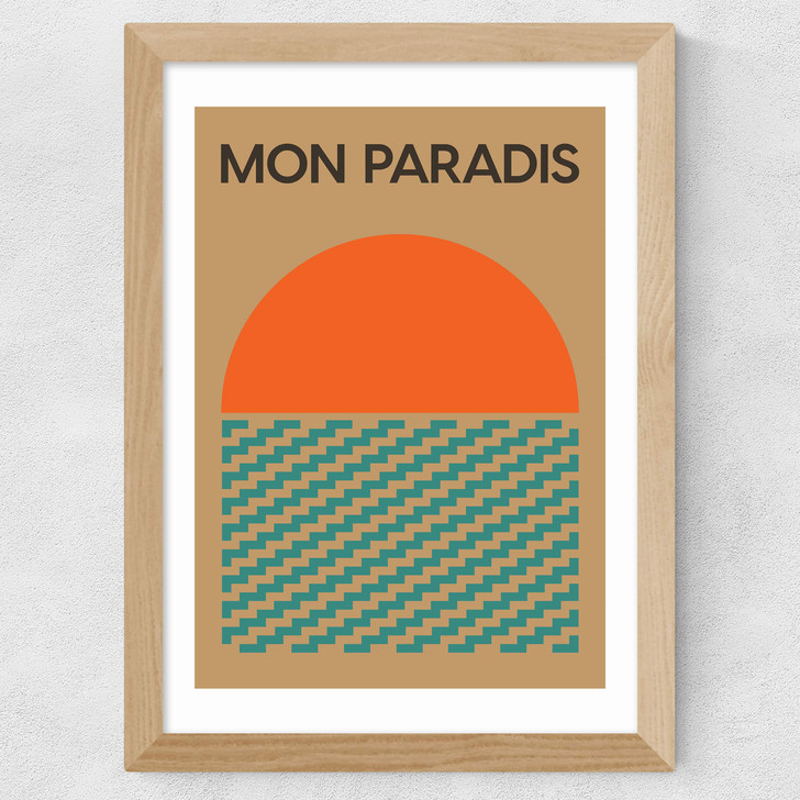 Mon Paradis Wide Oak Frame Mon Paradis Wide Oak Frame