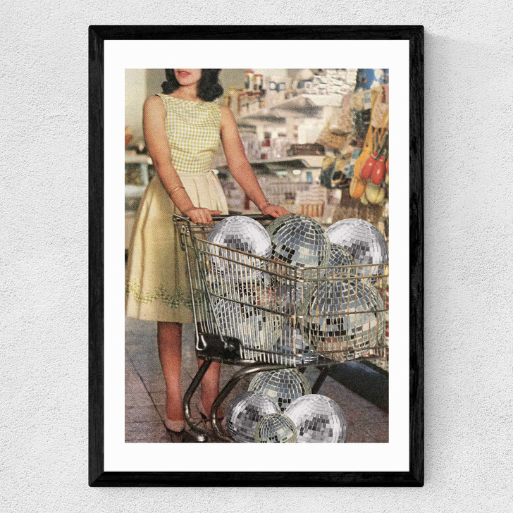 (Disco)unt Supermarket Medium Black Frame