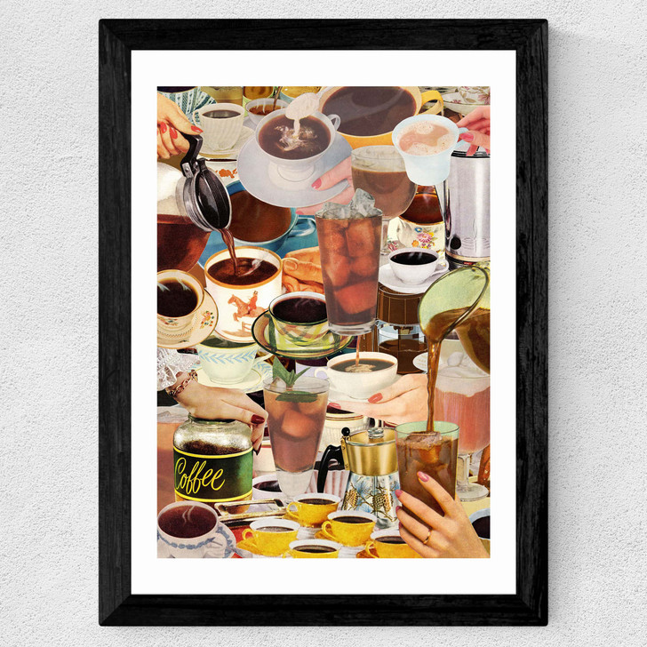 Wake Up and Smell the Coffee Wide Black Frame Wake Up and Smell the Coffee Wide Black Frame