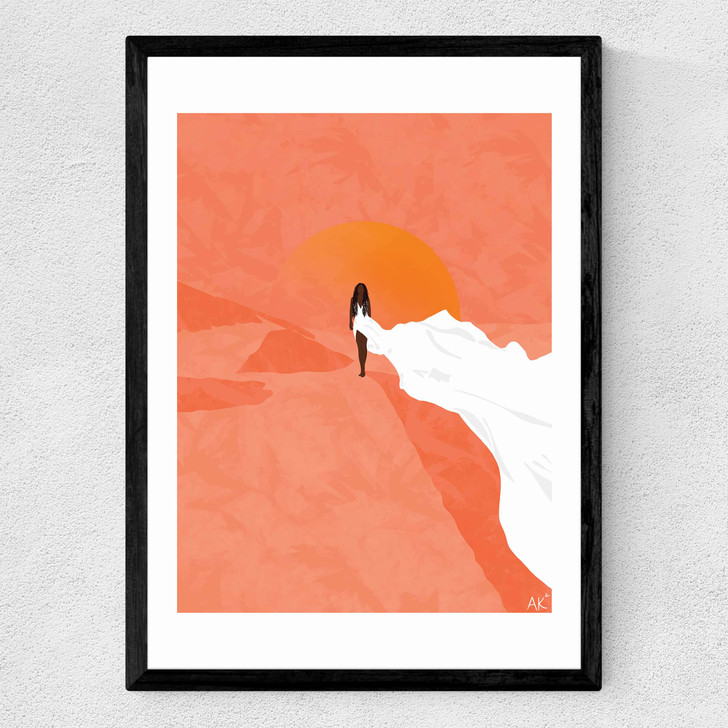 Arabian Sunset Medium Black Frame Arabian Sunset Medium Black Frame