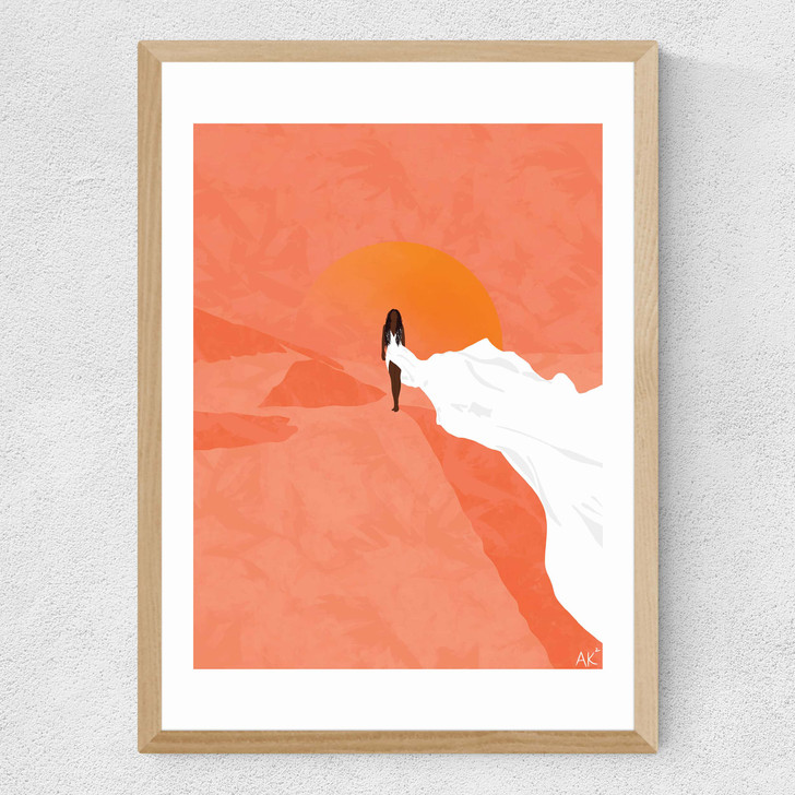 Arabian Sunset Medium Oak Frame Arabian Sunset Medium Oak Frame