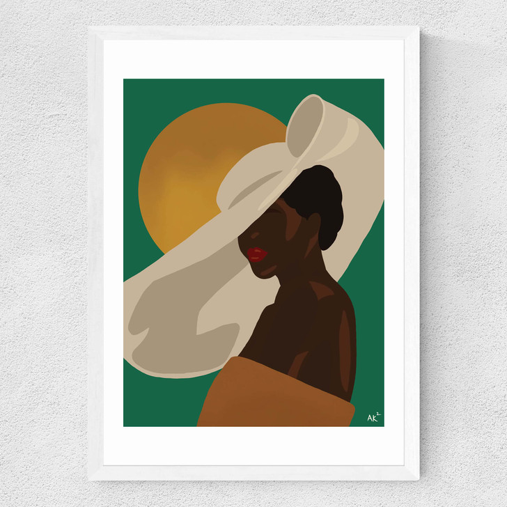 Mikateko Medium White Frame Mikateko Medium White Frame