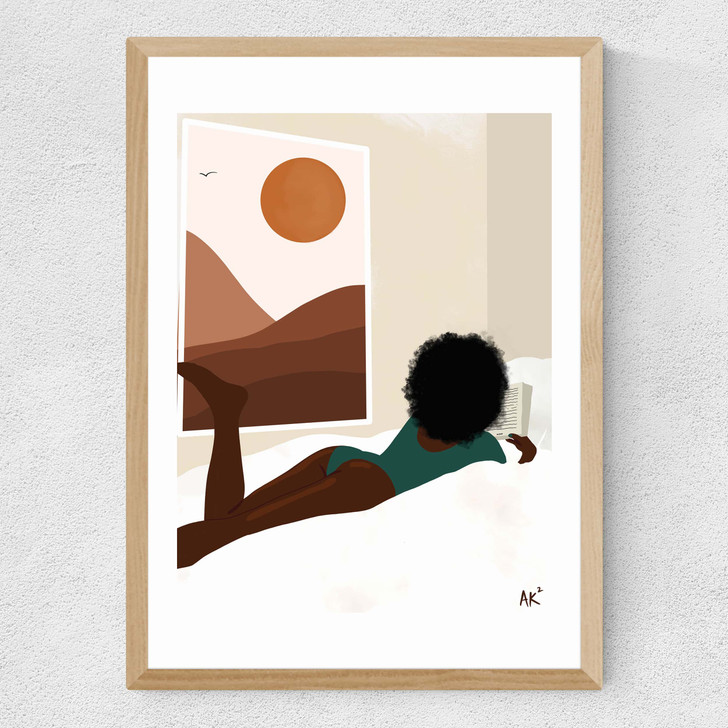Sunday's Medium Oak Frame Sunday's Medium Oak Frame