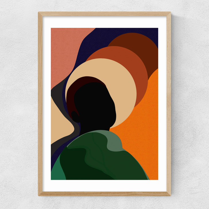 Changing Winds Narrow Oak Frame