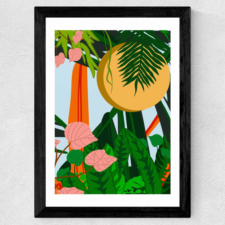 Summer by Sumuyya Khader Wide Black Frame