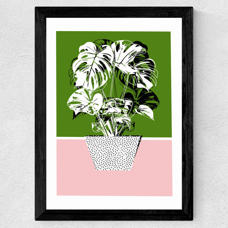 Plant Life Wide Black Frame Plant Life Wide Black Frame