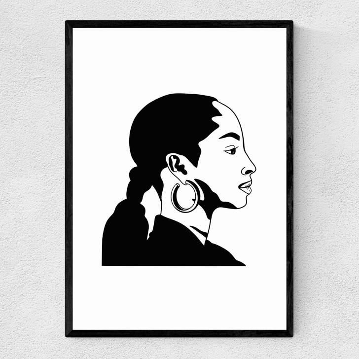 Sade Narrow Black Frame Sade Narrow Black Frame