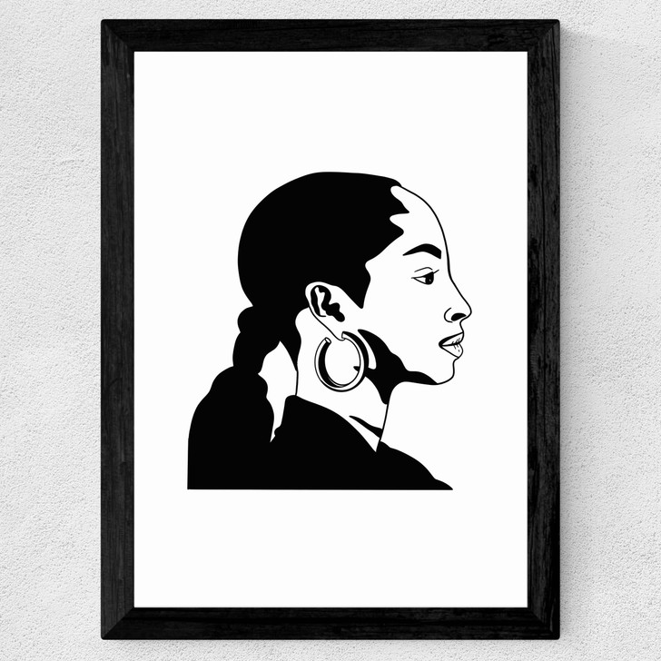 Sade Wide Black Frame Sade Wide Black Frame