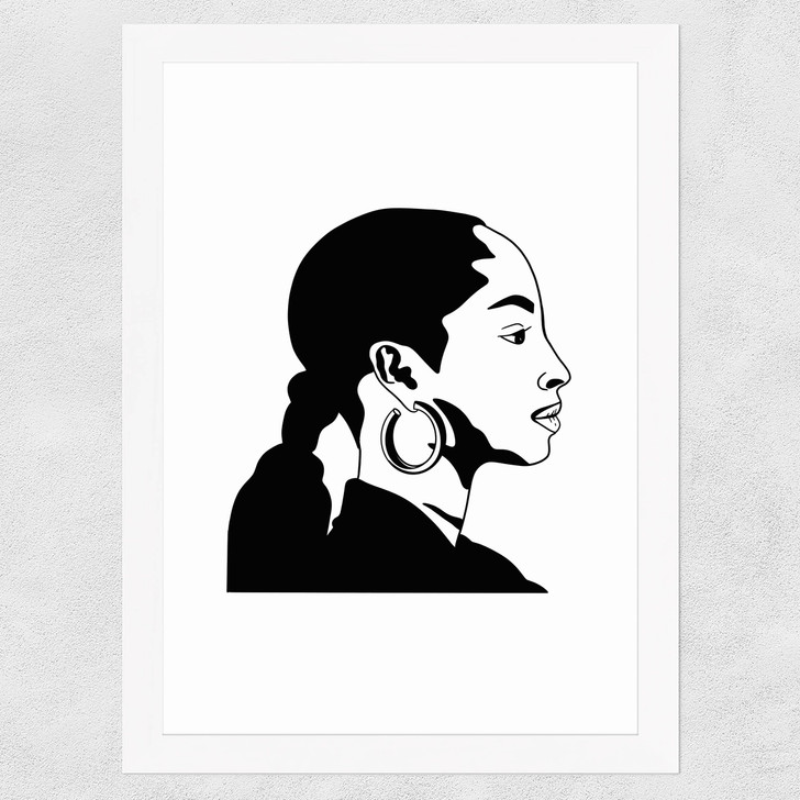 Sade Wide White Frame