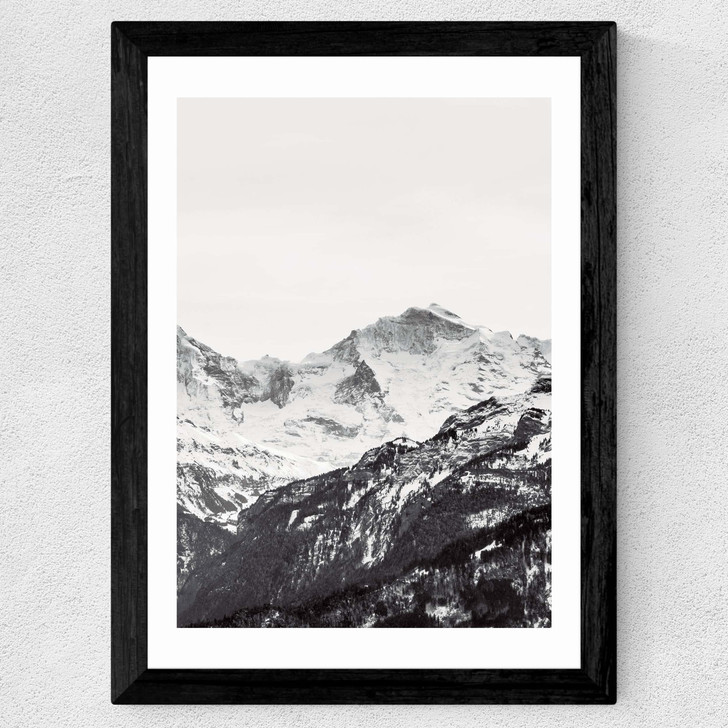 Winter by Rafael Farias Wide Black Frame