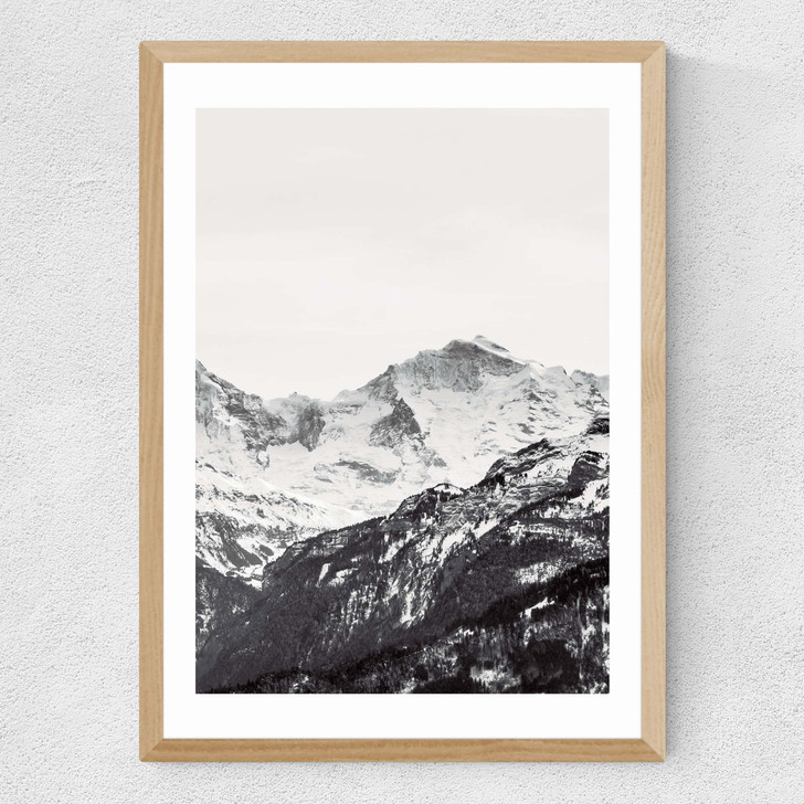 Winter by Rafael Farias Medium Oak Frame