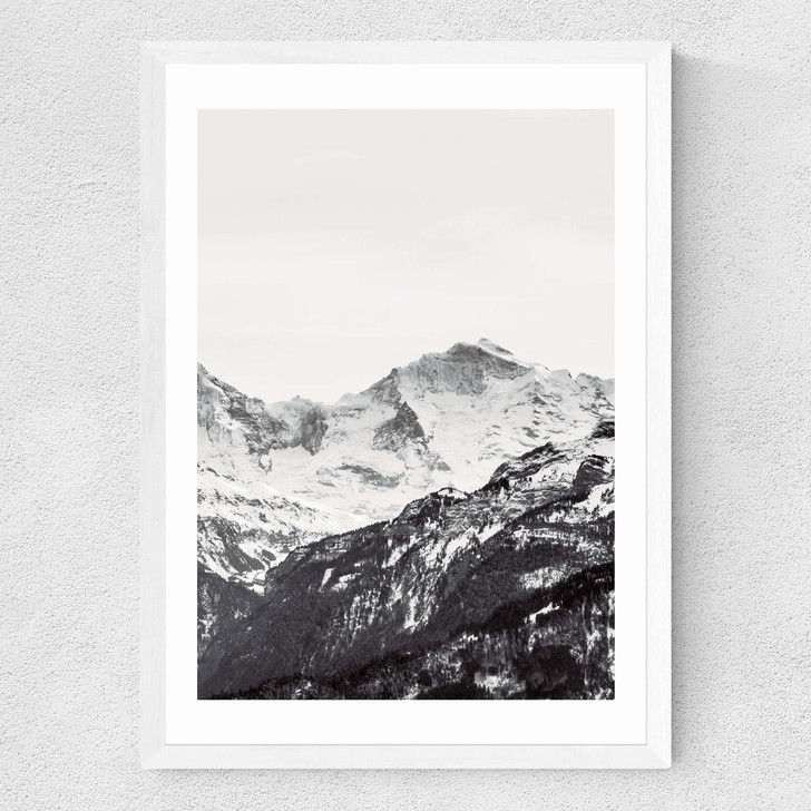 Winter by Rafael Farias Medium White Frame