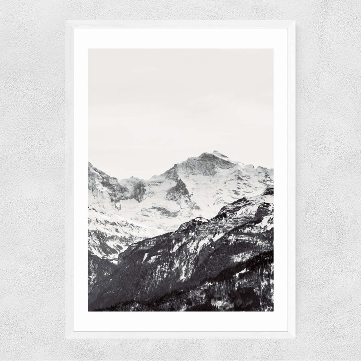 Winter by Rafael Farias Narrow White Frame