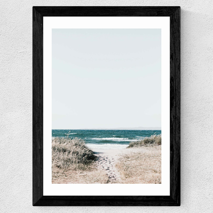 Sea View Wide Black Frame