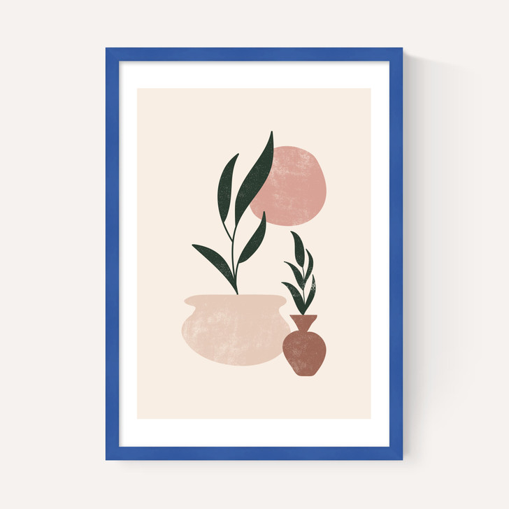 Muted Mauve Leaves