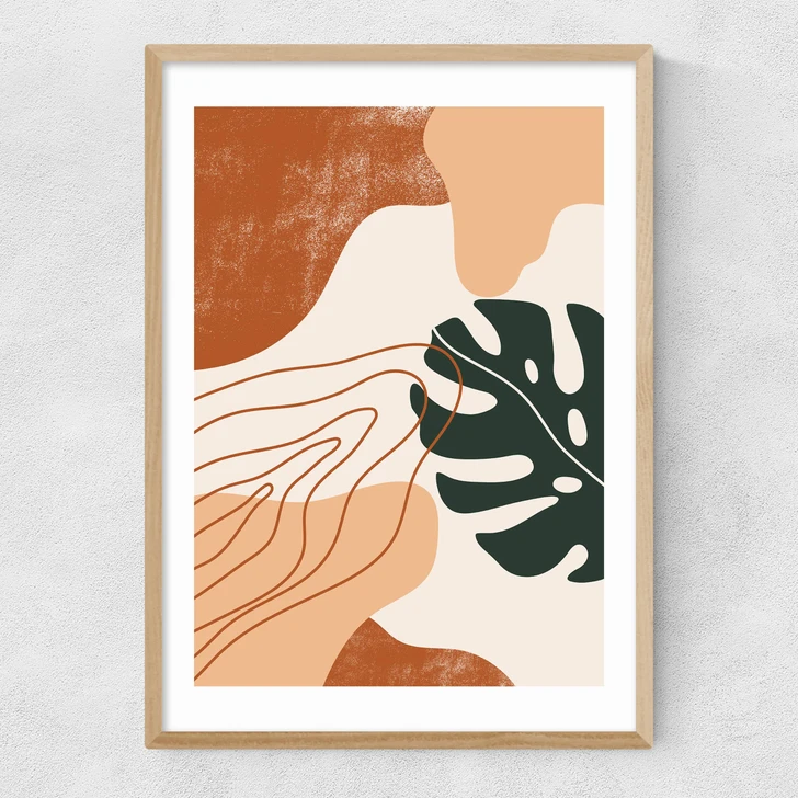 Abstract Monstera