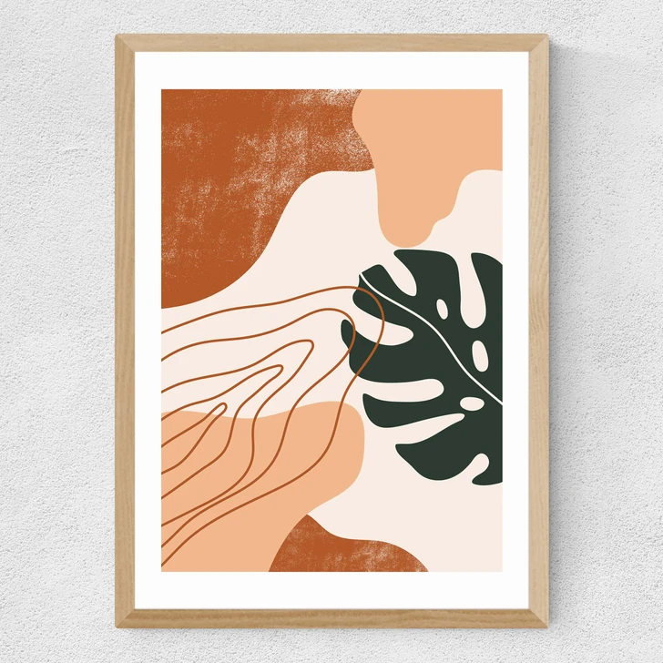 Abstract Monstera