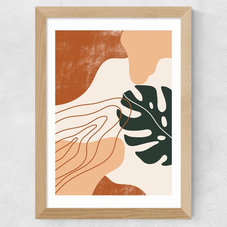 Abstract Monstera