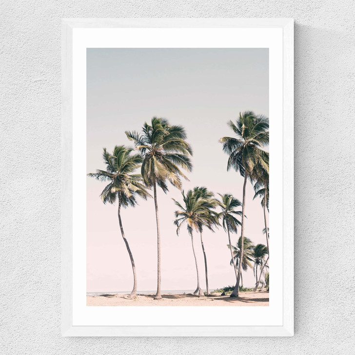 Island Dreams Medium White Frame
