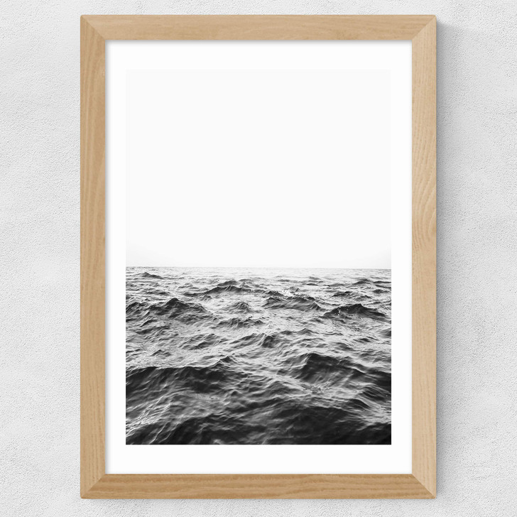 Minimalist Ocean Wide Oak Frame Minimalist Ocean Wide Oak Frame