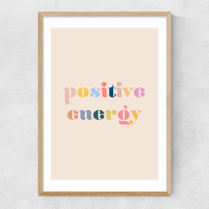 Positive Energy Narrow Oak Frame