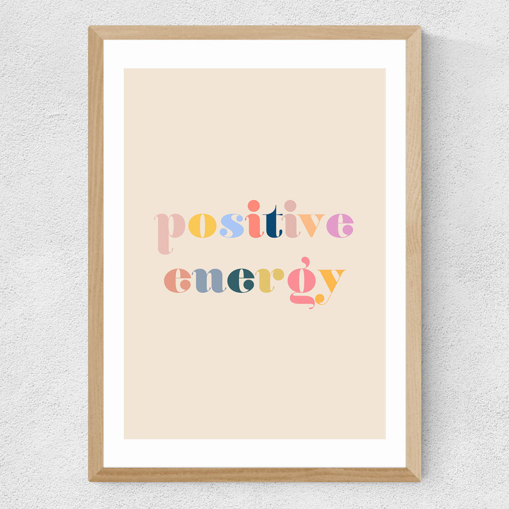Positive Energy Medium Oak Frame