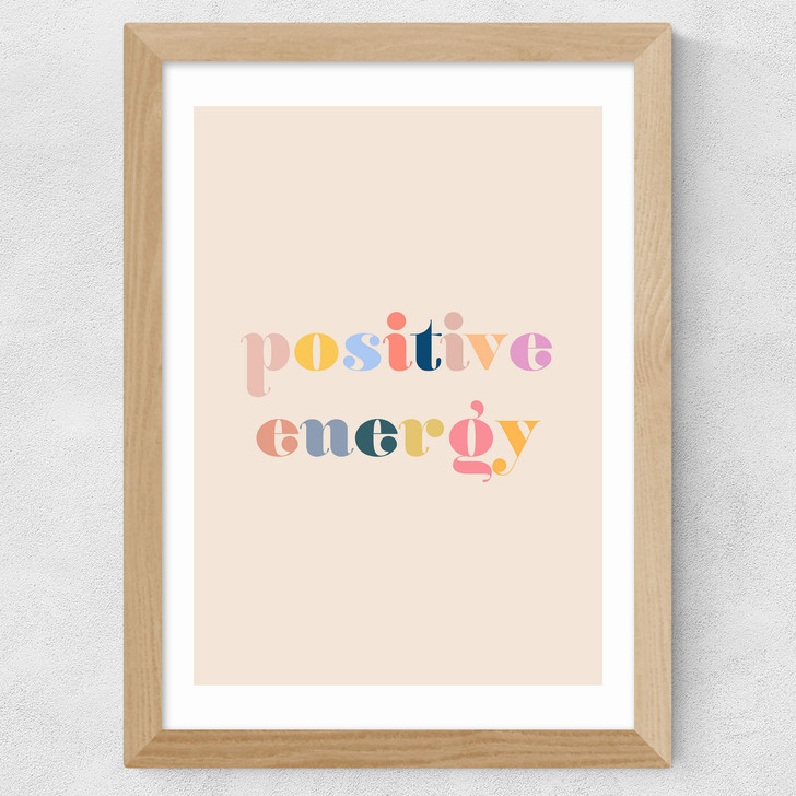 Positive Energy Wide Oak Frame