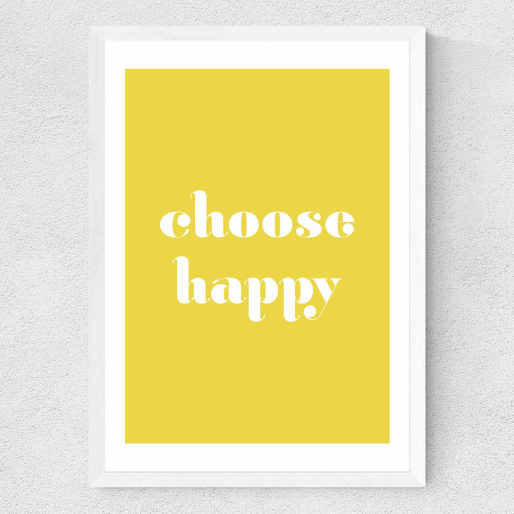 Choose Happy Medium White Frame Choose Happy Medium White Frame