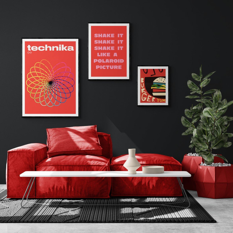 Bleed red into your home's artwork